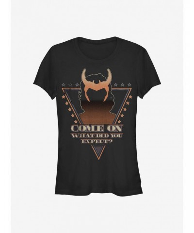 Marvel Loki What Did You Expect? Girls T-Shirt $12.45 T-Shirts