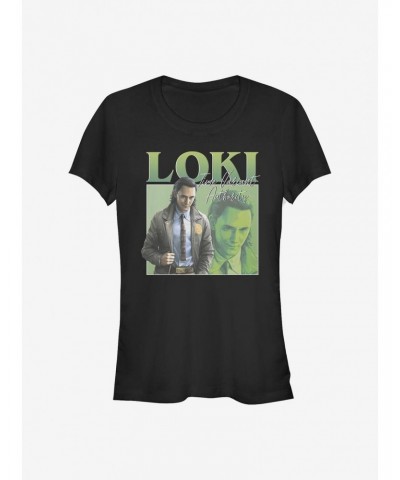Marvel Loki Time Variant Authority Girls T-Shirt $7.72 T-Shirts