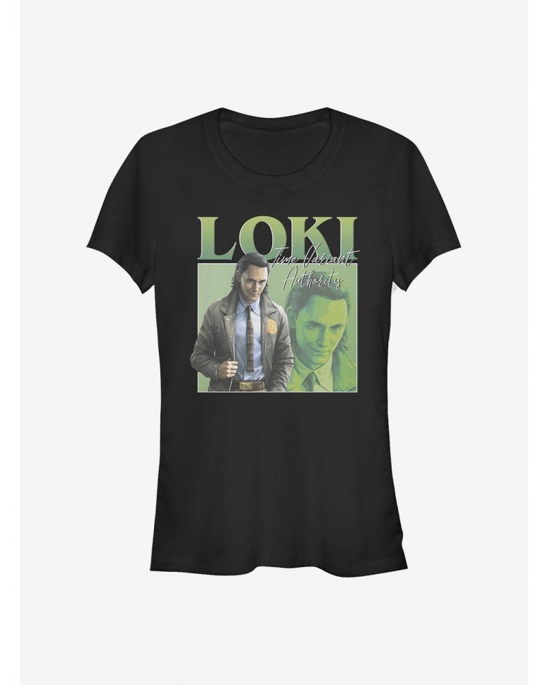 Marvel Loki Time Variant Authority Girls T-Shirt $7.72 T-Shirts