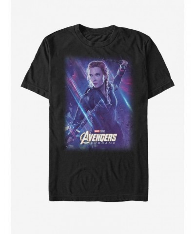 Marvel Avengers: Endgame Space Black Widow T-Shirt $9.32 T-Shirts