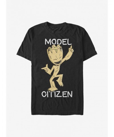 Marvel Guardians Of The Galaxy Groot Model Citizen T-Shirt $10.28 T-Shirts