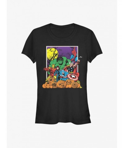 Marvel Avengers Halloween Pals Girls T-Shirt $8.47 T-Shirts