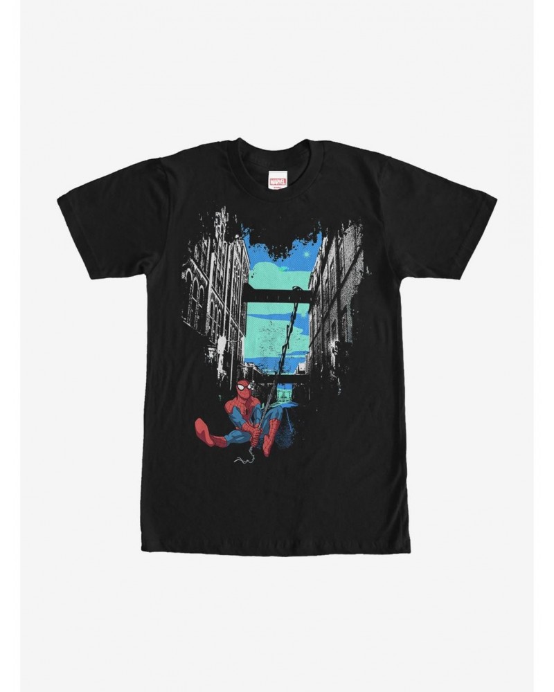 Marvel Spider-Man City T-Shirt $10.28 T-Shirts