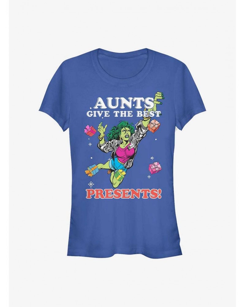 Marvel The Hulk Aunt Presents Girls T-Shirt $11.70 T-Shirts