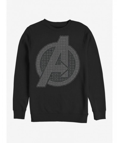 Marvel Avengers: Endgame Grayscale Logo Sweatshirt $13.65 Sweatshirts
