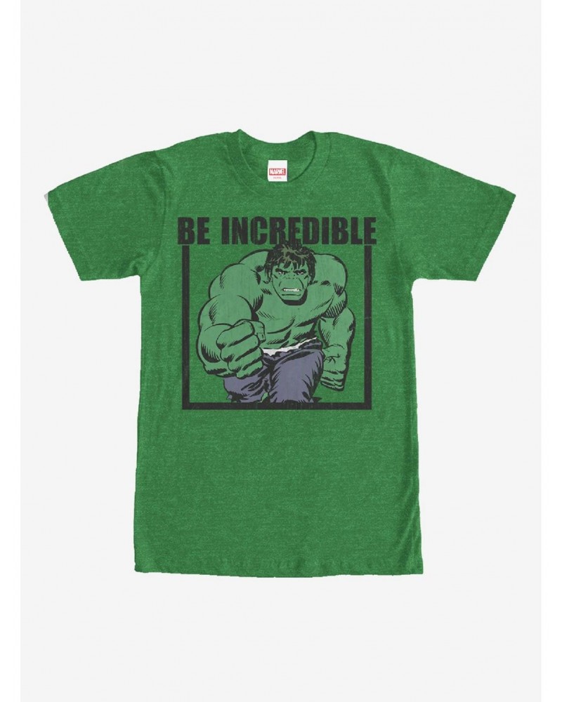 Marvel Hulk Be Incredible T-Shirt $11.23 T-Shirts