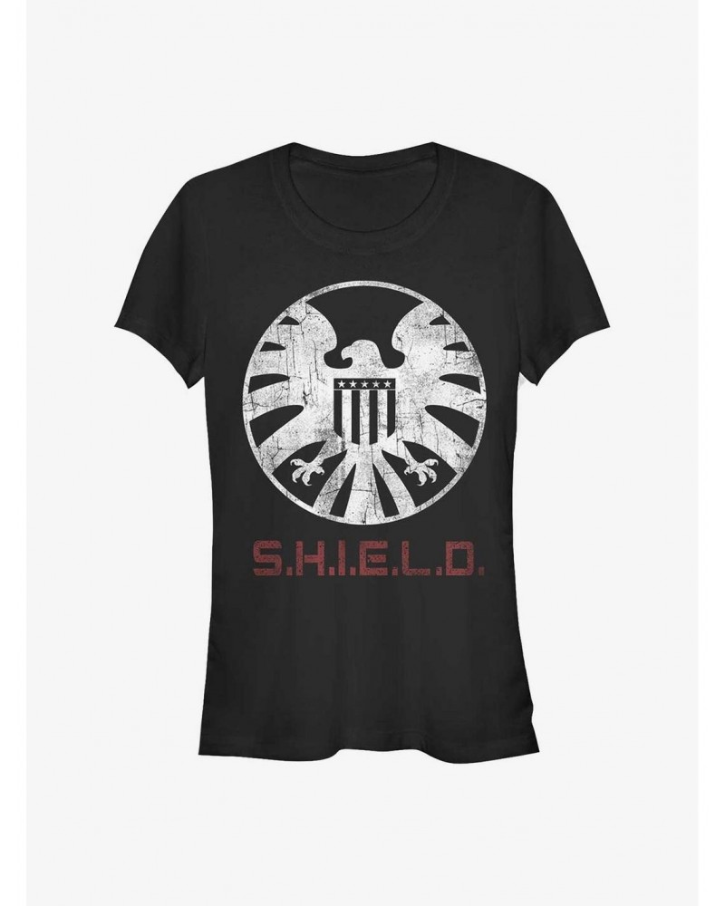 Marvel Avengers Shield Logo Girls T-Shirt $7.47 T-Shirts