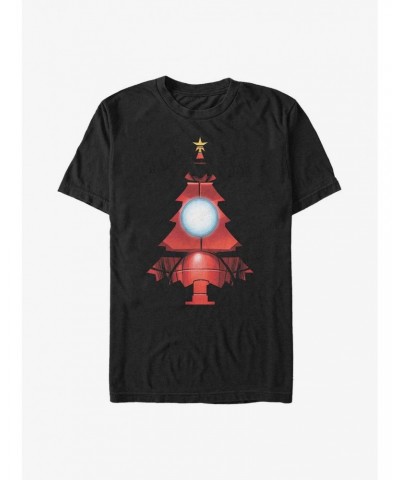 Marvel Avengers Iron Christmas Tree T-Shirt $7.41 T-Shirts