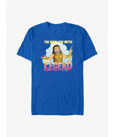 Marvel Thor: Love and Thunder Zeus Man Myth Legend T-Shirt $7.89 T-Shirts