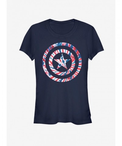 Marvel Captain America Tie-Dye Girls T-Shirt $12.20 T-Shirts