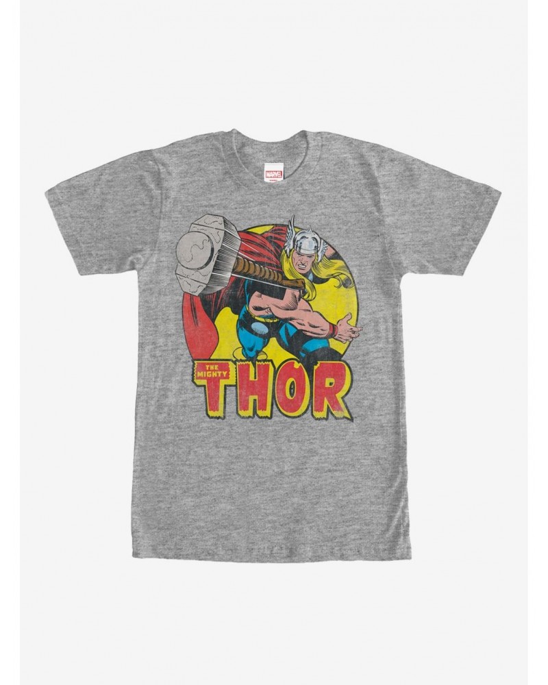 Marvel Mighty Thor Hammer Throw T-Shirt $8.13 T-Shirts