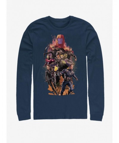 Marvel Avengers: Endgame Final Battle Long-Sleeve T-Shirt $13.16 T-Shirts