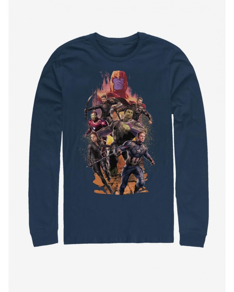 Marvel Avengers: Endgame Final Battle Long-Sleeve T-Shirt $13.16 T-Shirts