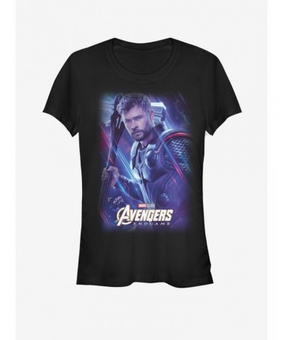 Marvel Avengers: Endgame Space Thor Girls T-Shirt $9.46 T-Shirts