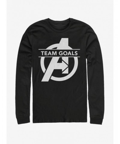 Marvel Avengers: Endgame Team Goals Long-Sleeve T-Shirt $11.52 T-Shirts