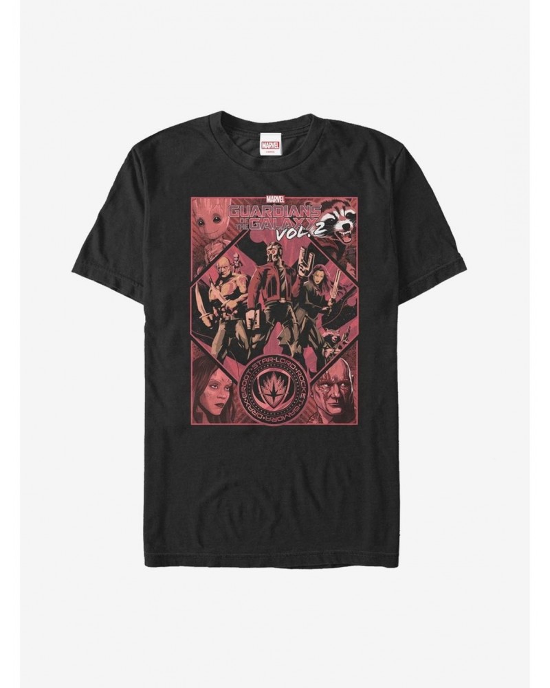 Marvel Guardians of the Galaxy Vol. 2 Poster T-Shirt $9.08 T-Shirts