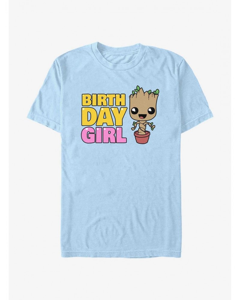 Marvel Guardians of the Galaxy Birthday Girl Groot T-Shirt $8.37 T-Shirts