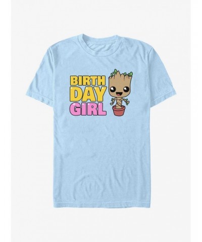 Marvel Guardians of the Galaxy Birthday Girl Groot T-Shirt $8.37 T-Shirts