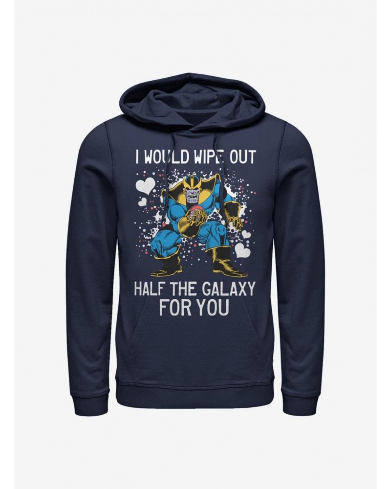 Marvel Avengers Thanos Wipe Galaxy Out Hoodie $19.31 Hoodies