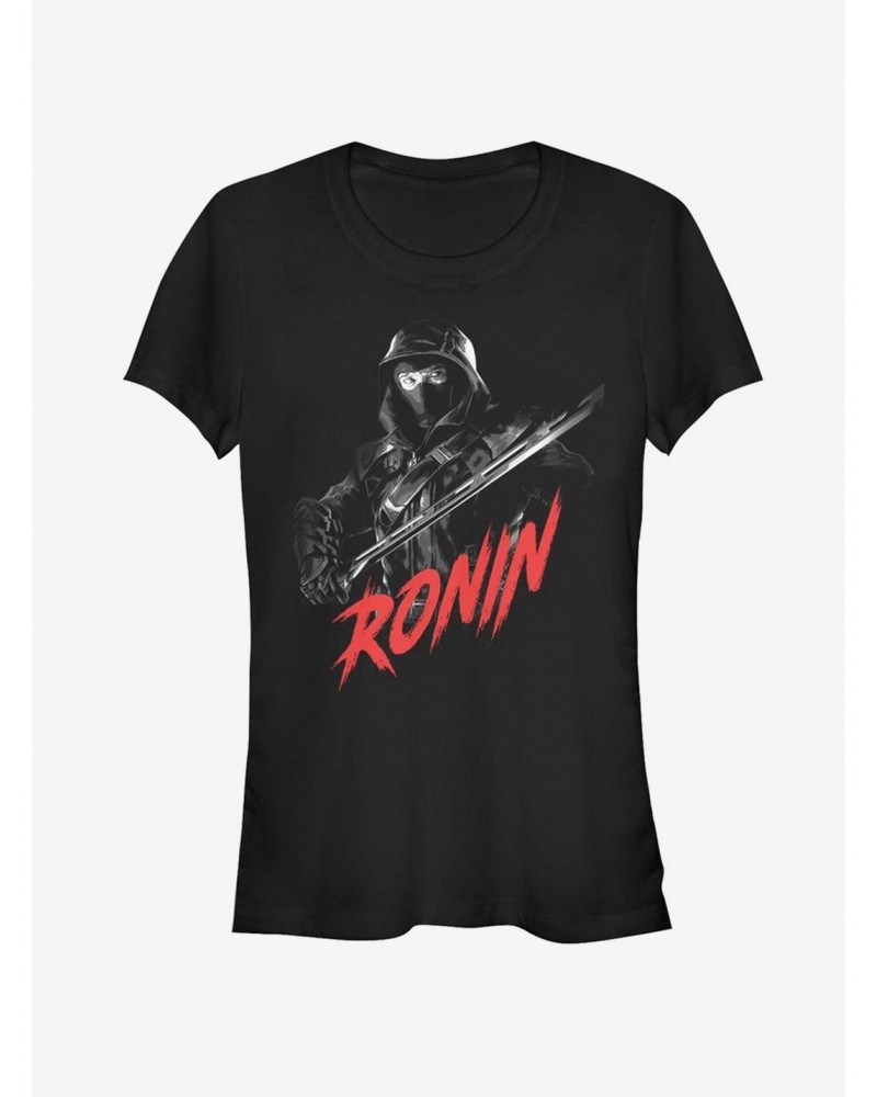 Marvel Avengers Endgame High Contrast Ronin Girls T-Shirt $10.71 T-Shirts