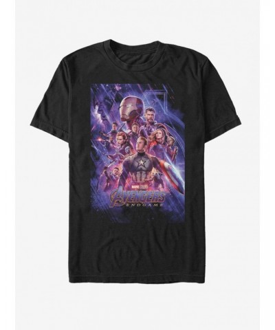 Marvel Avengers Endgame Avengers Poster T-Shirt $10.76 T-Shirts