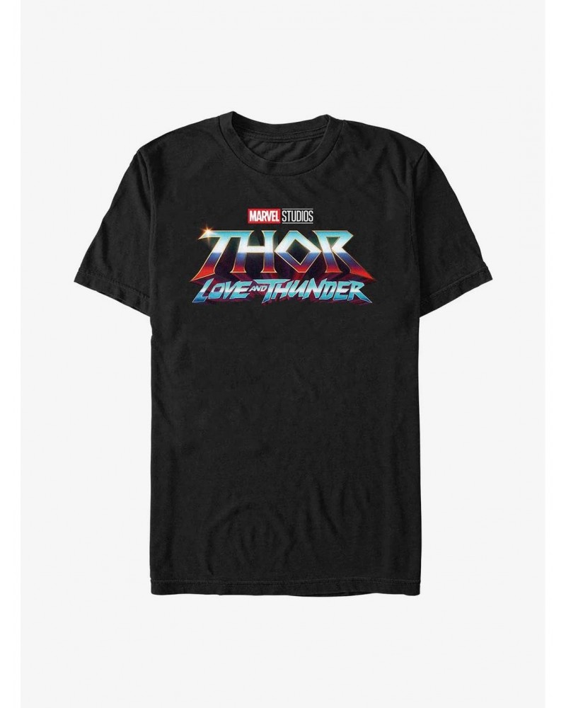 Marvel Thor: Love and Thunder Logo T-Shirt $14.95 T-Shirts