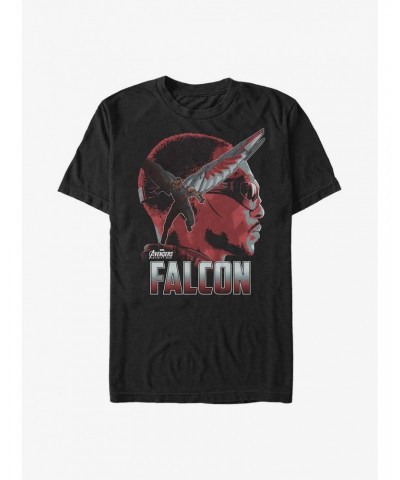 Marvel The Avengers Falcon Silhouette T-Shirt $8.13 T-Shirts