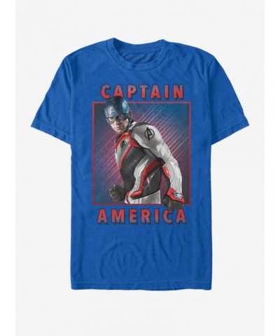 Marvel Avengers: Endgame Captain America Armor Solo Box T-Shirt $7.65 T-Shirts
