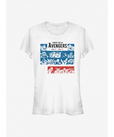Marvel Avengers Periodic Girls T-Shirt $12.20 T-Shirts