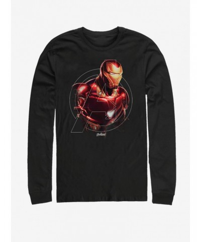 Marvel Avengers: Endgame Iron Man Hero Long-Sleeve T-Shirt $10.86 T-Shirts