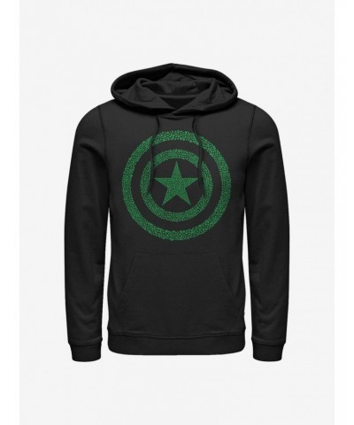 Marvel Captain America Clover Shield Hoodie $21.10 Hoodies