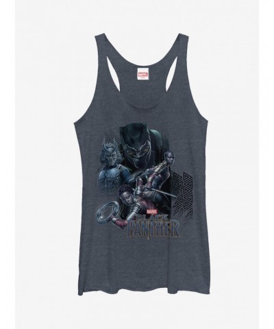 Marvel Black Panther 2018 Character View Girls Tanks $9.32 Tanks