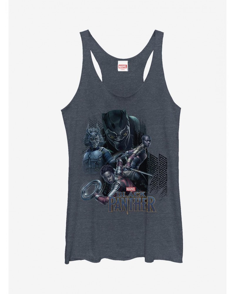 Marvel Black Panther 2018 Character View Girls Tanks $9.32 Tanks