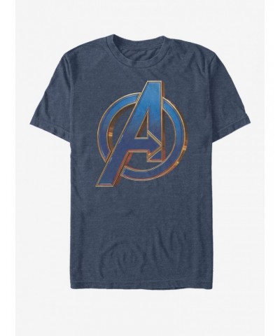 Marvel Avengers: Endgame Blue Logo T-Shirt $9.32 T-Shirts