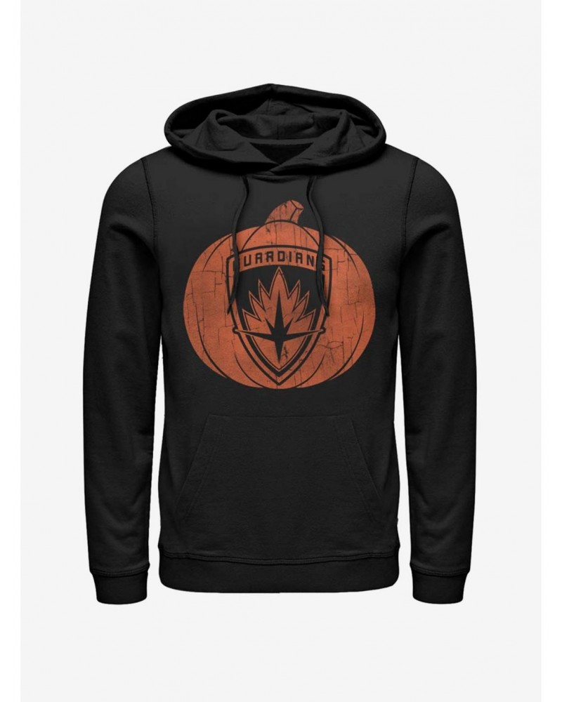 Marvel Guardians Of The Galaxy Guardians Pumpkin Hoodie $17.51 Hoodies