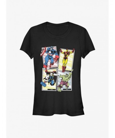 Marvel Avengers Core Popout Cards Girls T-Shirt $11.21 T-Shirts