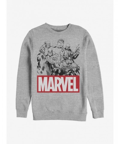 Marvel Avengers Team Crew Sweatshirt $15.13 Sweatshirts