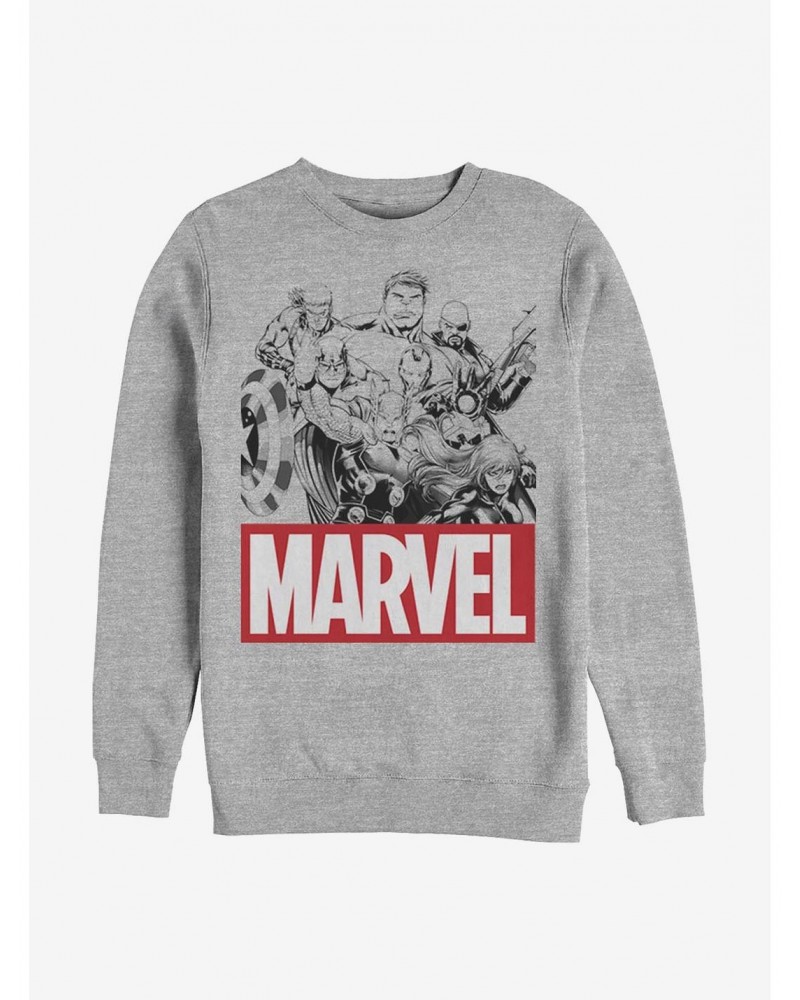 Marvel Avengers Team Crew Sweatshirt $15.13 Sweatshirts