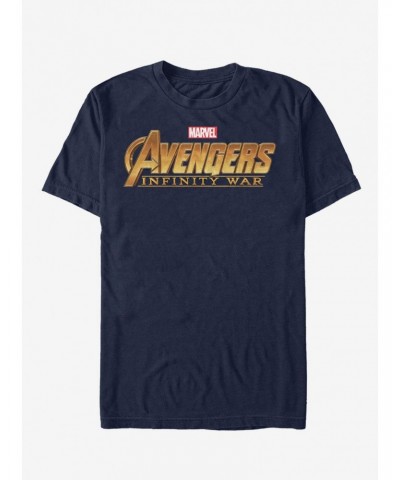 Marvel Avengers: Infinity War Classic Text T-Shirt $11.23 T-Shirts