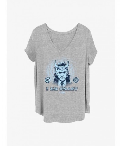 Marvel Loki Godly Intellect Girls T-Shirt Plus Size $10.40 T-Shirts