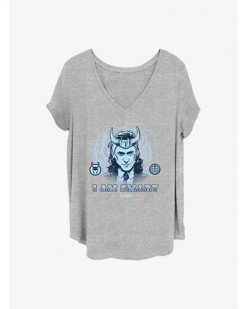 Marvel Loki Godly Intellect Girls T-Shirt Plus Size $10.40 T-Shirts