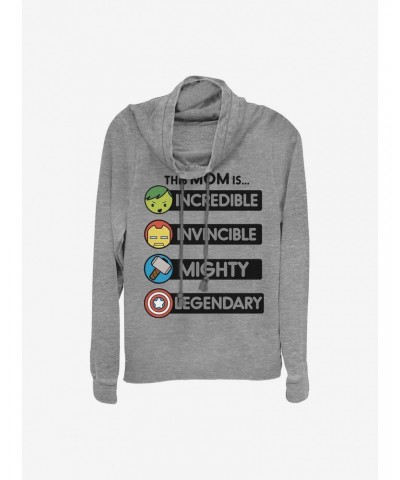 Marvel Avengers This Mom Is... Cowlneck Long-Sleeve Girls Top $17.06 Tops