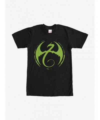 Marvel Iron Fist Dragon Logo T-Shirt $9.08 T-Shirts