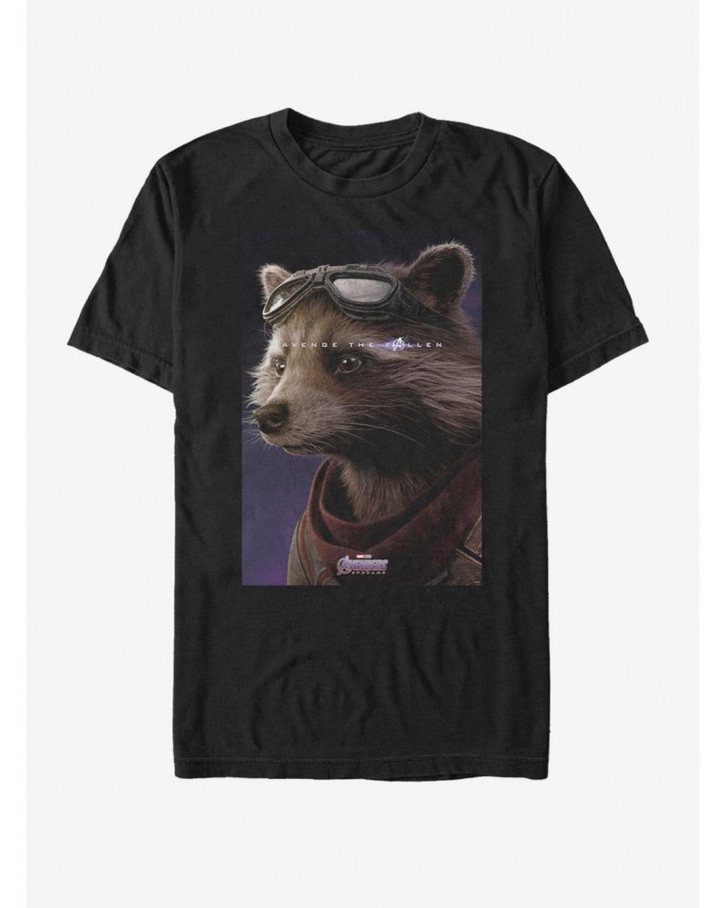 Marvel Avengers Endgame Rocket Avenge T-Shirt $11.47 T-Shirts