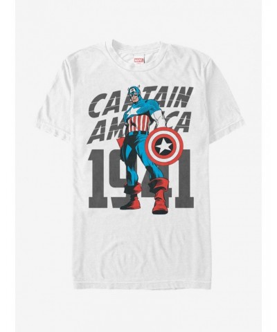Marvel Captain America History T-Shirt $7.41 T-Shirts