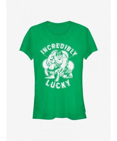Marvel The Hulk Lucky Hulk Girls T-Shirt $11.70 T-Shirts
