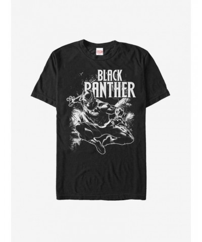 Marvel Black Panther Jungle Leap T-Shirt $10.28 T-Shirts