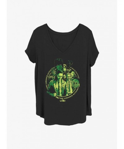 Marvel Loki Agents Of Time Girls T-Shirt Plus Size $12.72 T-Shirts