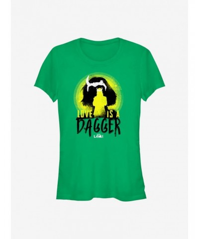 Marvel Loki Love Is A Dagger Girls T-Shirt $10.96 T-Shirts