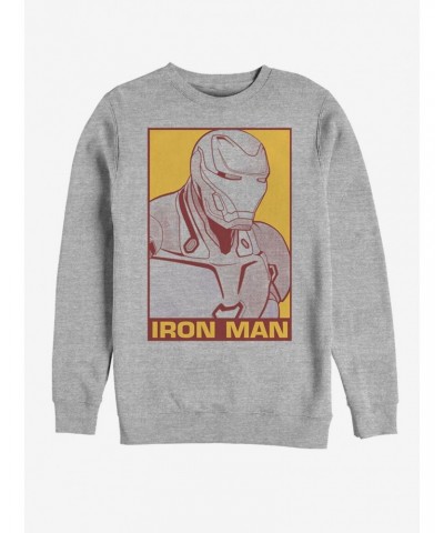 Marvel Avengers: Endgame Pop Iron Man Sweatshirt $11.81 Sweatshirts